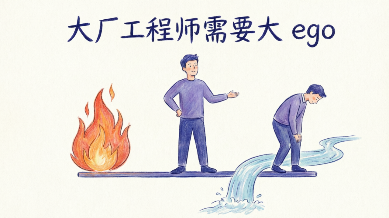 大厂工程师需要大 ego，但更需要收放自如