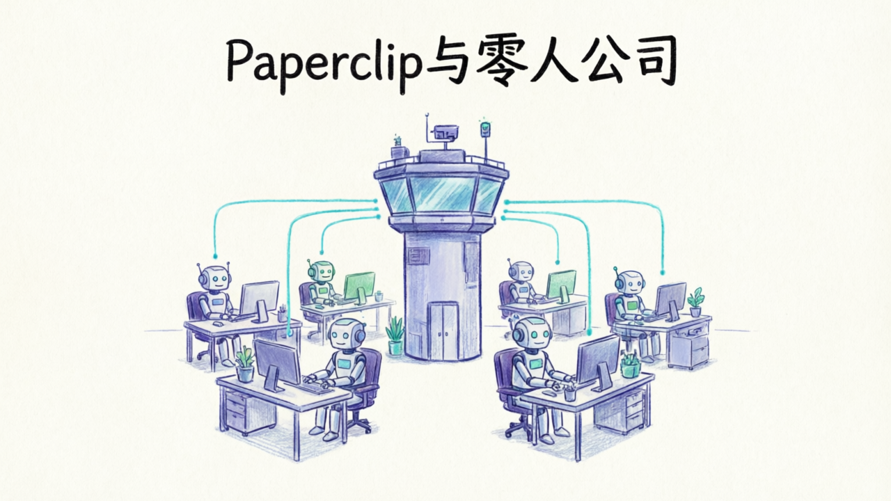 Paperclip 与"零人公司"：AI 代理编排的下一个战场