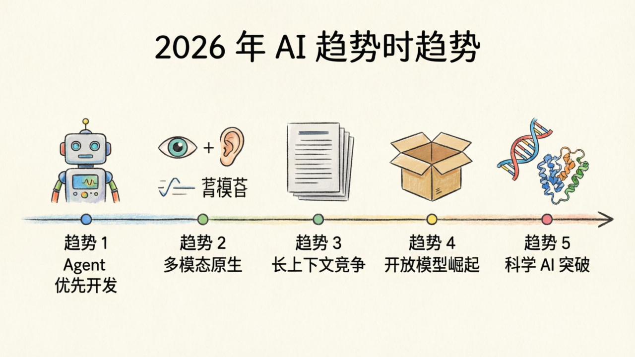 2026 AI 趋势时间线