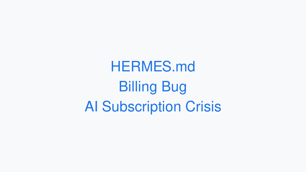 Claude Code HERMES.md 计费漏洞深度解析：当 AI 订阅变成一场信任危机